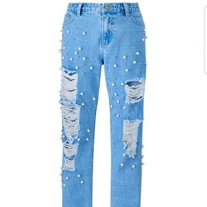 Embellished Jeans